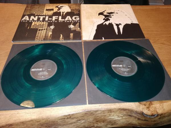 Anti-Flag The Bright Lights of America 2016 Sony Music RCA 8718469539956 Grün Transparentes Vinyl Doppel LP Europäische Pressung NM/NM